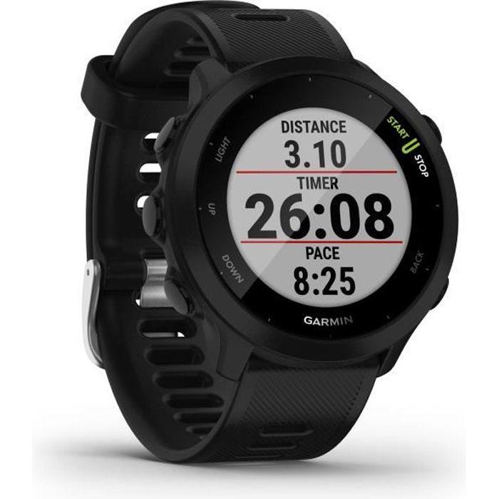 Montre Connectée Sport - GARMIN - Forerunner 55 - Noir