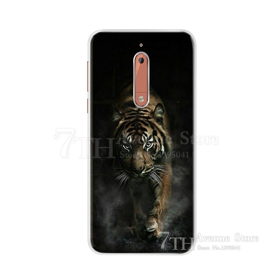 For Nokia 5 Case 5.2" Cartoon Soft Silicone TPU Phone Case For Nokia 5 Nokia5 Global Dual TA-1024 TA-1053 TA-1044 Back Cover