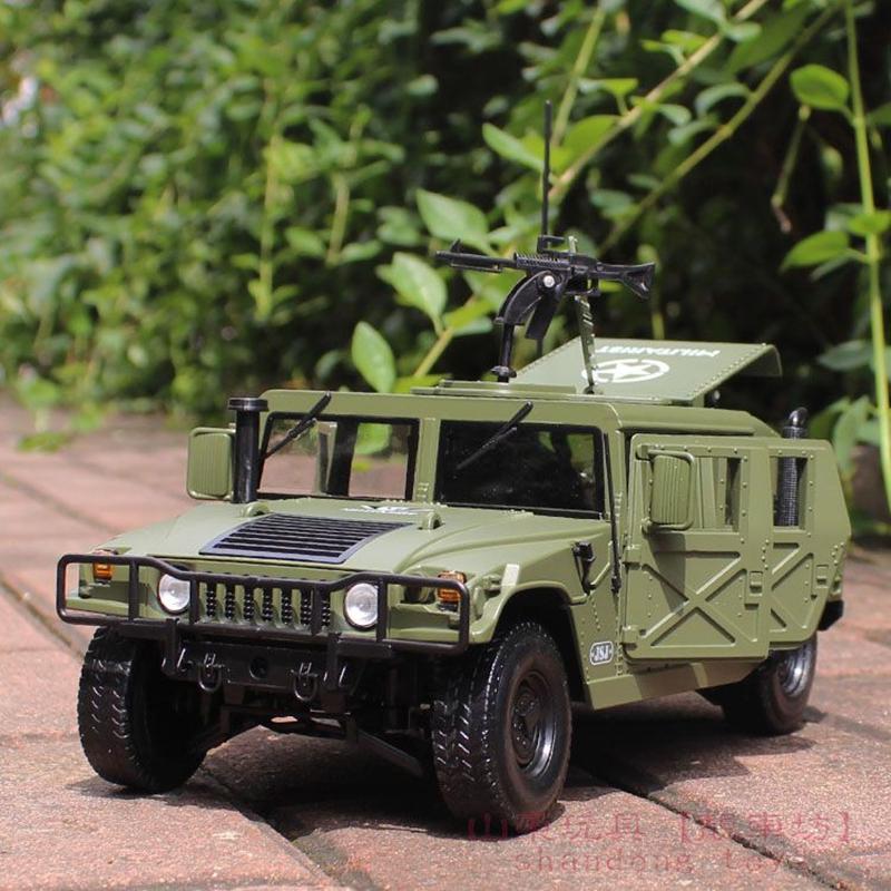 

1:18 Hummer H1 Alloy Military Explosion Proof Car Model Diecasts Simulation Metal Off-road Vehicles Armored Car Model Kids Gifts зелёный
