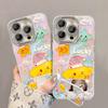 Feather Yarn Oil Painting Stars Suitable for Apple 16 Mobile Phone Case Huawei Pura70pro Mirror Bracket 13 Girls 15/14