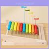 Wooden Early Education Counting Frame With Cards And Abacus For Preschool Learning
