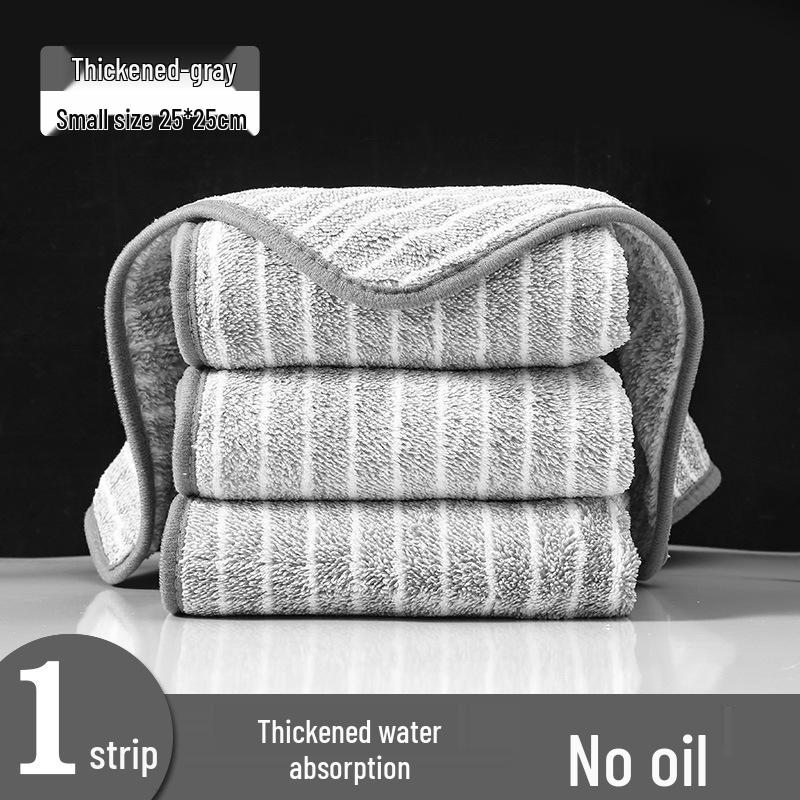 Lint-Free Absorbent Dishcloth – Non-Stick, Oil-Resistant, Easy-Clean with Hanging Loop for Kitchens