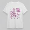 Women's Plus Size Classic T-Shirt Pink Pony Club Western Cowboy Rider Design Tee