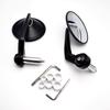 Retro Aluminum Alloy Motorcycle Rearview Mirror - Universal 22mm Handlebar, Round Design, High Quality