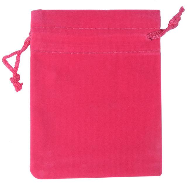 Spot Flannel Bag, Jewelry Packaging Flannel Bundle Mouth Bag, Earphone Mobile Power Supply Flannel Bag