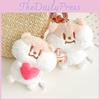 Adorable Cartoon Couple Plush Doll Keychain Soft Pp Cotton Mouse Design