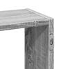 Wall Shelf Gray Sonoma 159x18x66 cm Particleboard