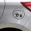 Lustiger Messgerät Zigarettenfigur Auto Kraftstofftank Verschönerung Dekoration Aufkleber