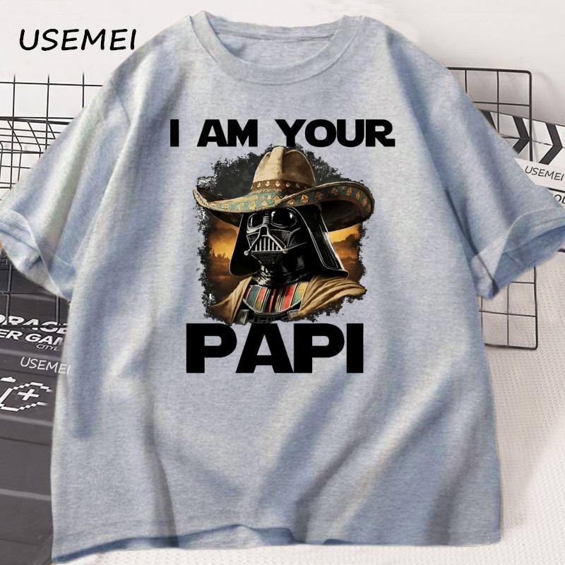 I Am Your Papi Tshirt Unisex Summer Cotton Short Sleeve Mexican Style Crewneck Dad T Shirt Casual Unisexs Clothes Graphic T Shirts