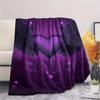 purple heart Print Flannel Blanket,High quality Comfortable for All Seasons,Home Decor,Warmth and Comfort,Perfect for Christmas Gifts