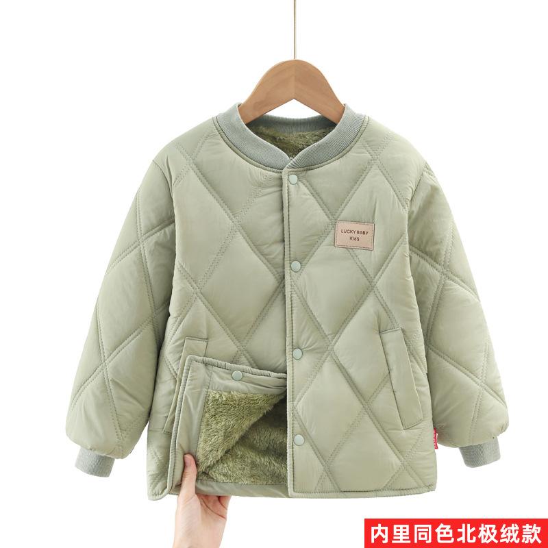 Kids Warm Thickened Padded Inner Cotton Coat School Uniform Liner For Boys And Girls