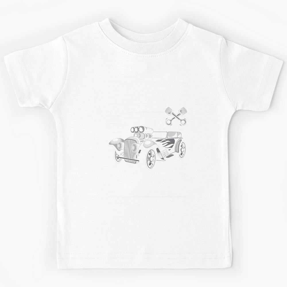Hotrod Rebel World Fastest Car Kids T-Shirt 150