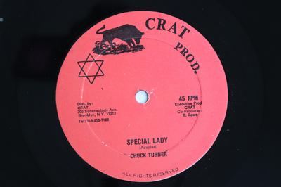 12inch Record CHUCK TURNER  South Africa  Special Lady NONE CRAT US Reggae Ska  Dub Used
