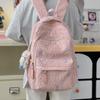 Small fresh schoolbag female cute college student backpack high value bow junior high school student versatile large capacity backpack