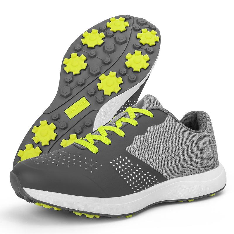 Wasserdichte Golfschuhe für Herren, Wanderschuhe, Trainingsschuhe, Sportschuhe ohne Spikes, rutschfest, für den Außenbereich, sportlicher Golf-Caddy, Größe 39–48