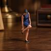 Collectible Resin Figure Compact 1/24 Scale Girl Miniature Figurine Giftable