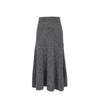 Veromoda Women's A-Line Wool Mohair Midi Skirt