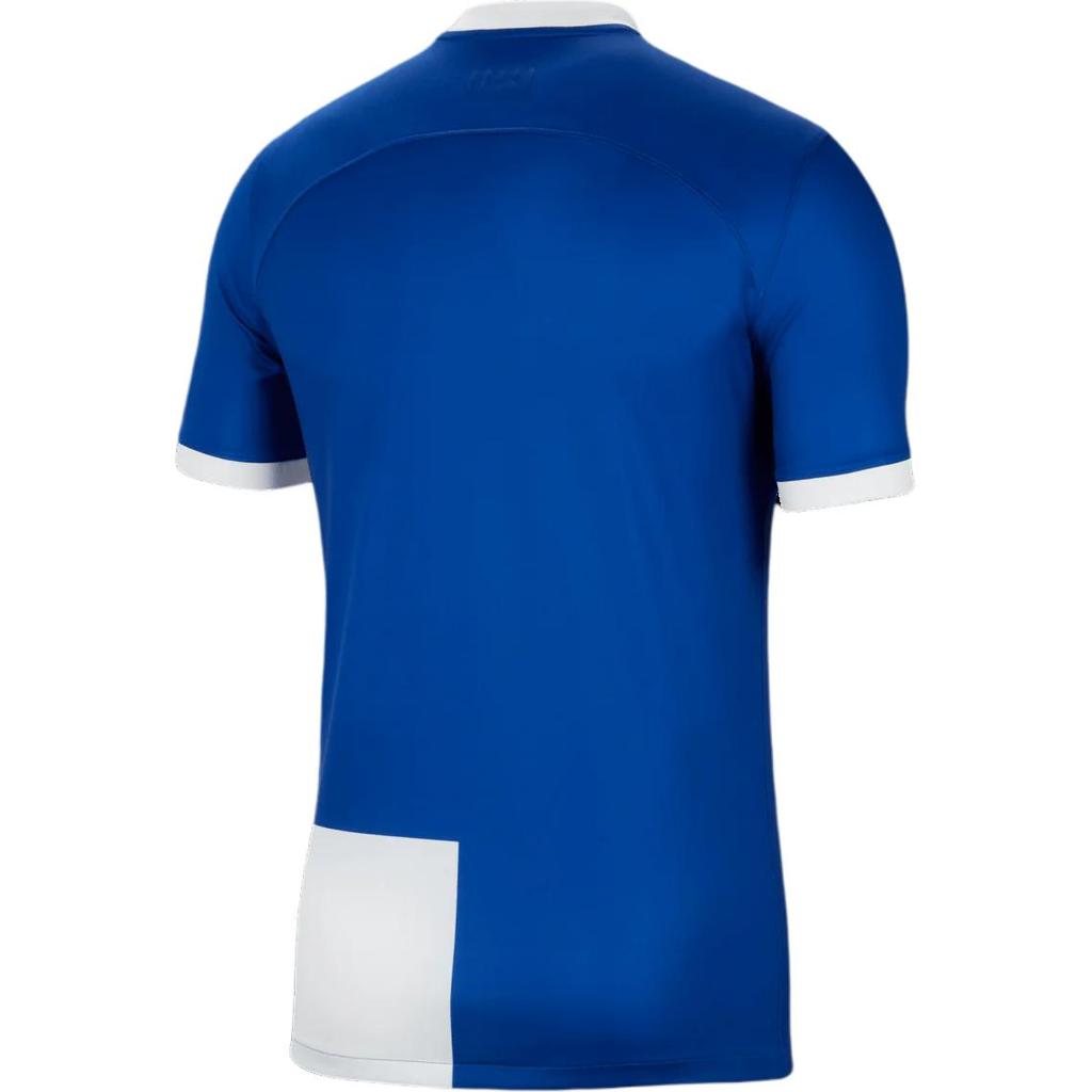 Nike Atletico Madrid 23-24 Away Kit Short Sleeve Round Neck Football Shirt Men Tops Blue DX2679-418