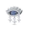Genuine copper Classic Palm Devils Eye Charm Bead Charms Bead Charms Ideal For Women Male Compatible With 3mm Authentic Bracelets Fine Do It Yourself
