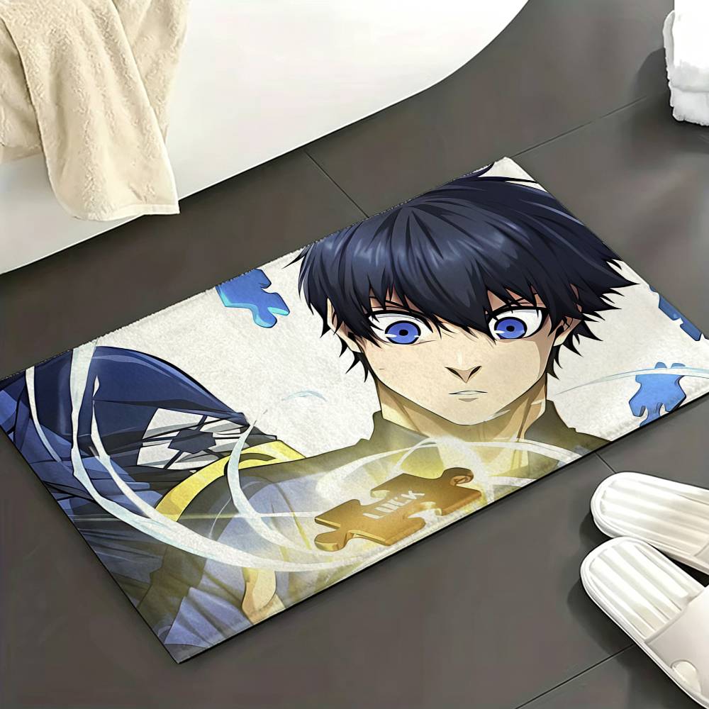 ANIME Y-Yoichi I-Isagi Floor Mat Soft Non Slip for Entry Door Bathroom Indoor Home Decorative Carpet