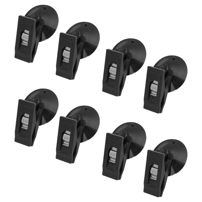 Universal Suction Clip Glass Metal Tile Surfaces Simple Attach Firm Grip Car Clip Accessory Suitable for Car & Bath Use