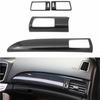 Carbon Fiber Look Front Air Outlet Frame Cover Trim For Honda Accord 13-17