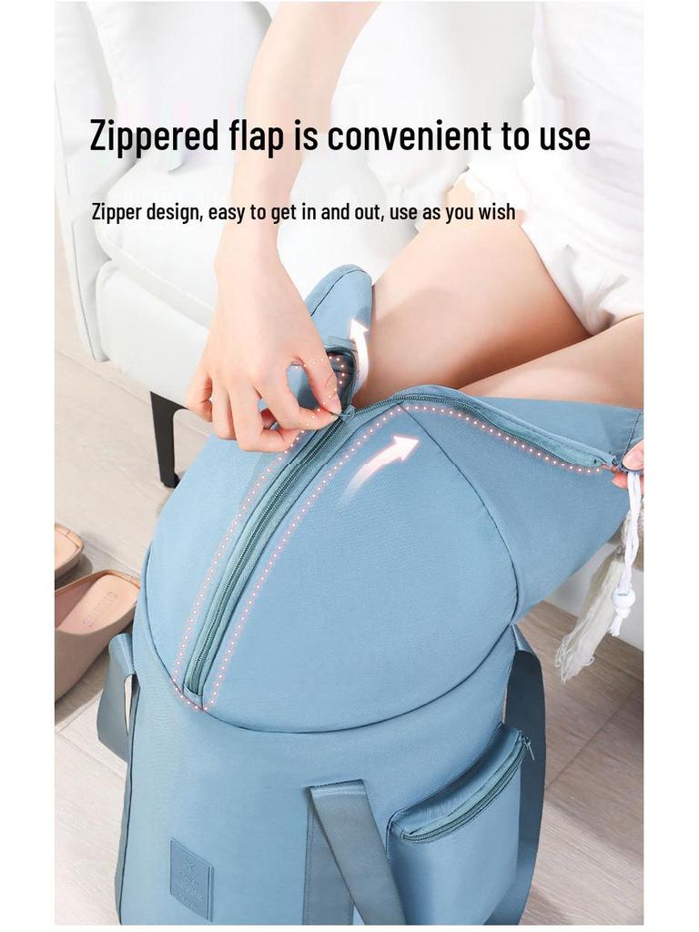 Portable Insulated Folding Foot Bath Bag - Deep Soak Over-Knee Basin for Adults, Perfect for Travel & Home Use