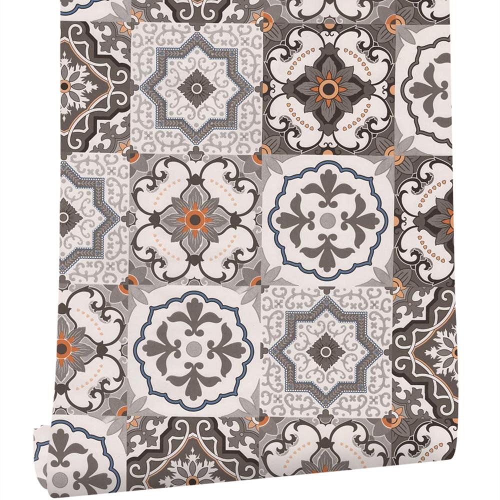 Bohemia Pattern Peel and Stick Wallpaper For Kitchen Contact Paper Decorative Self Adhesive Wallpaper Removable Wall Paper Decor