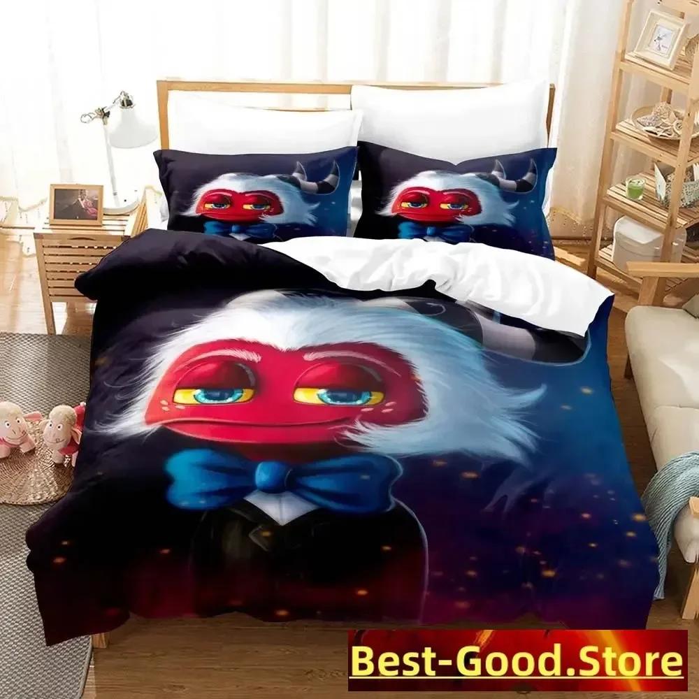 Moxxie Boss Anime Parure 3D Printed Bed Set Duvet Cover Pillowcase Bedding Set Linen Sheet Quilt Cover Full Queen King Size