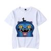 New T-shirt KPop Demon Hunters Cartoon Tiger Short-sleeved Tops Summer Men Women Clothes Anime Graphic Korean Style T-shirt