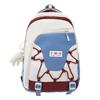 Schoolbag new schoolbag female ins Korean version contrasting color large-capacity backpack junior high school student travel computer backpack