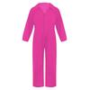 Kids Boys Fashion Mechanic Coveralls Long Sleeve Turndown Collar Zipper Front Jumpsuit Halloween Cosplay Costume