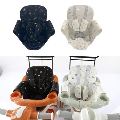 Lightweight Pushchair Seat Pad for Kids Five-Point Safety Belt Design Seat Cushion for Baby Strollers and Carseat