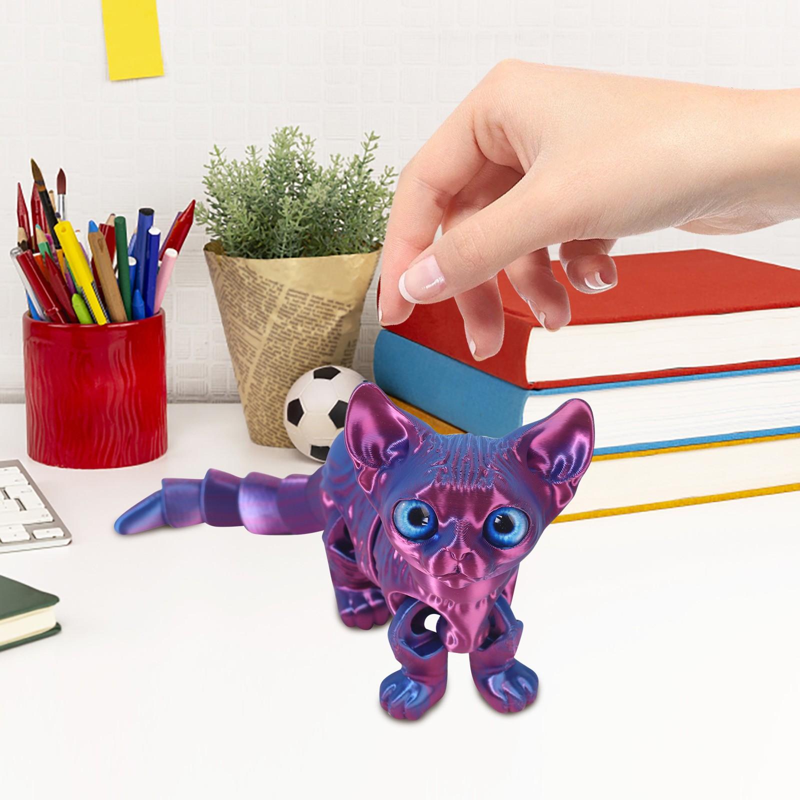 

3D-печать Модель подвижного соединения Игрушка ручной работы Украшения Креативные декоративные поделки One Size фиолетовый