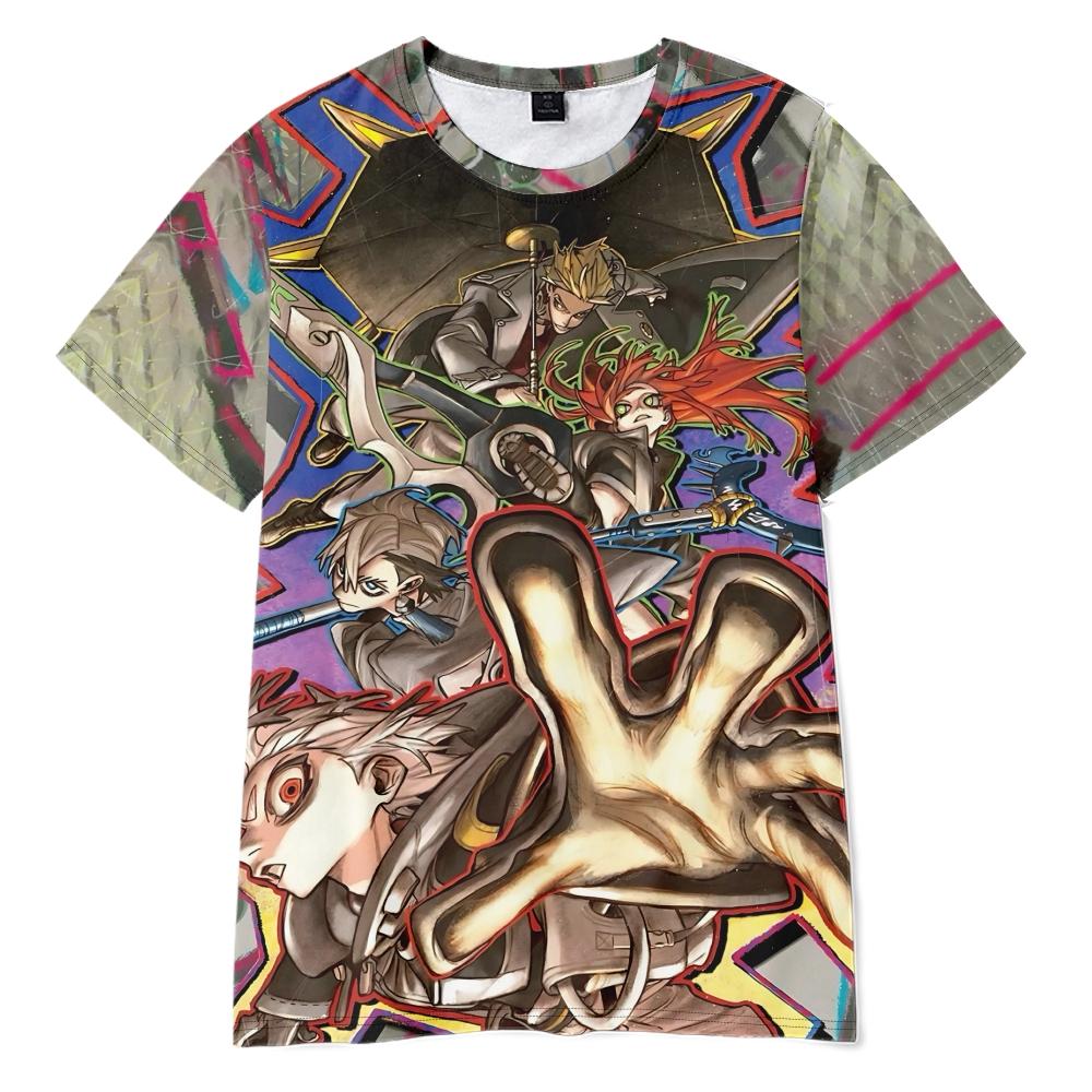 7 Colors New Summer Women Men's Short Sleeve GACHIAKUTA Cartoon Tshirts Fitness Clothing New Men Tee Shirt Cosplay T-Shirts