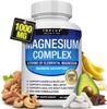 Toplux Magnésio 8 em 1 — Mistura de Alta Absorção 1000mg para Ossos, Músculos e Bem-Estar Diário, 90 Cápsulas Vegetais