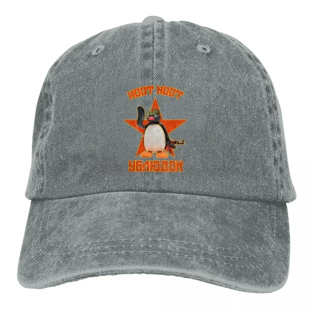 Comrade Pingu Noot Noot Pingu The Pengouin Retro Baseball Hat Cotton Sun Protaction Caps Unisex Casual Golf Hats