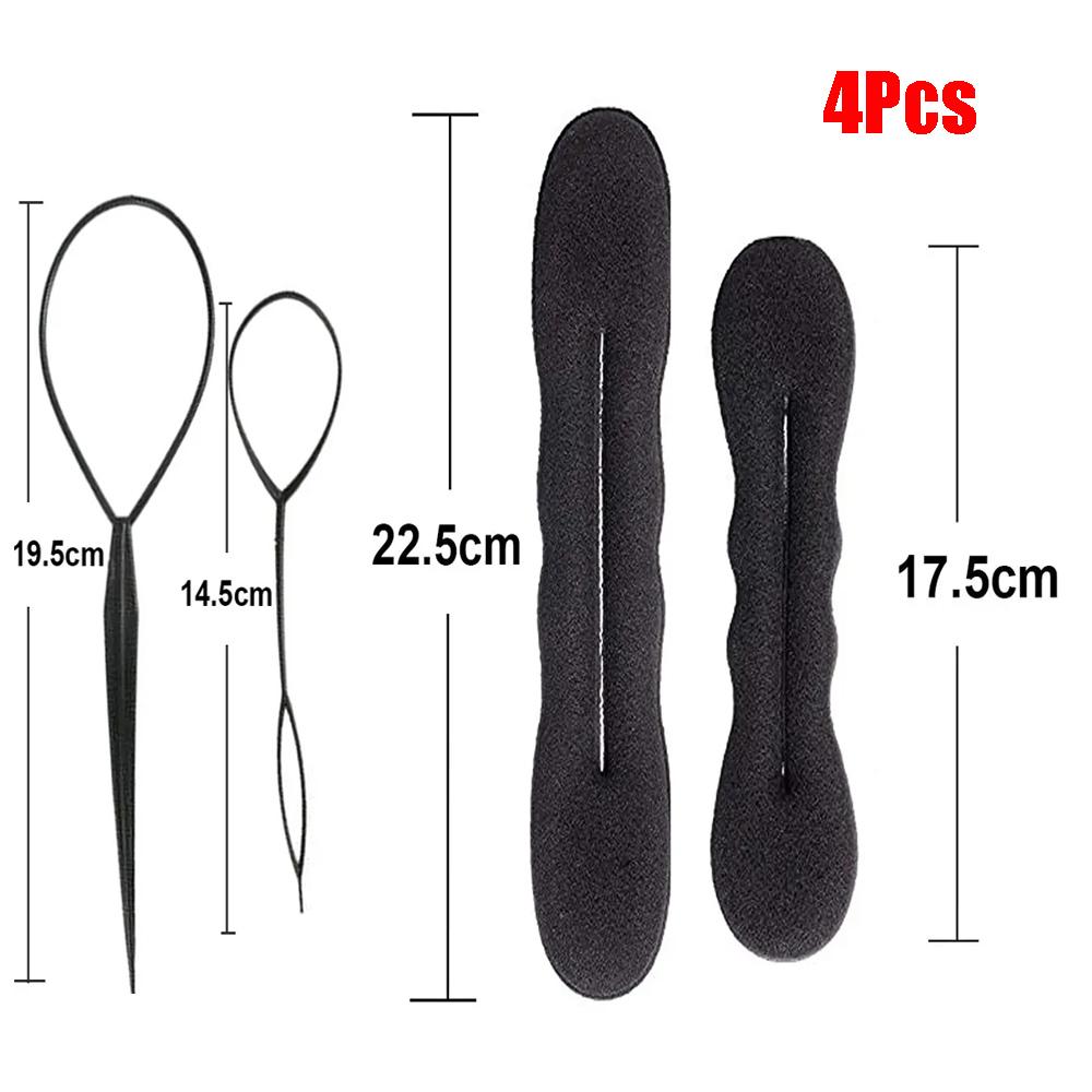 Gąbka Plastikowa Pętelka Lokówka do Kręconych Włosów Gumka do Włosów Opaska Twist Donut do Koka Lokówka Gumki do Włosów Narzędzia do Fryzur