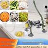 Compact French Fry, Vegetable & Onion Dicing Machine with Multi-Function Slicing for Potatoes, Radishes, Cucumbers & Scallions
