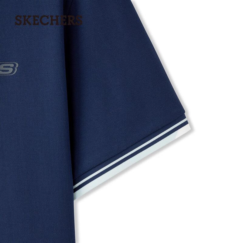 Skechers Men's Knit Short Sleeve Polo Shirt L126M009