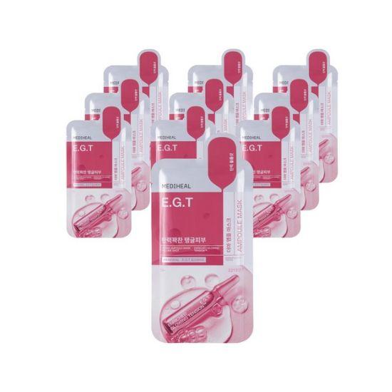 MEDIHEAL Derma Ampoule Mask EGT Soothing & Moisturizing Sheet Mask 10pcs