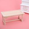 1:12 Mini Wooden Garden Dining Room Table Furniture Model for Dollhouse