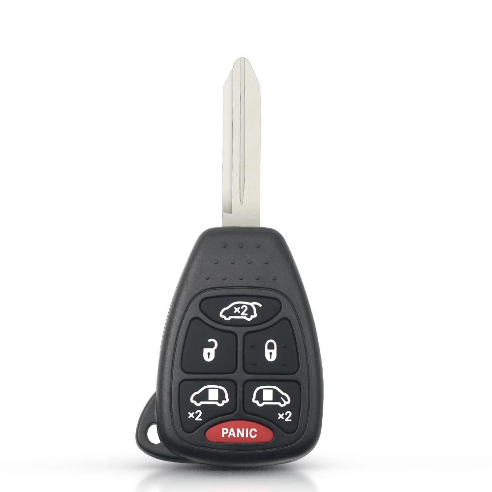 3/4/5/6 Buttons Remote Car Key Shell Case For Dodge Ram Jeep Commander Compass Grand Cherokee Liberty Wrangler Chrysler