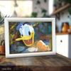 Tenyo [Made In Japan] 266-Piece Gyutto Series Jigsaw Puzzle Donald Duck Stained Art (18.2x25.7cm) DSG-266-986 with Service Card