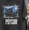 90s Psycho Movie Aged T-Shirt Black XXL