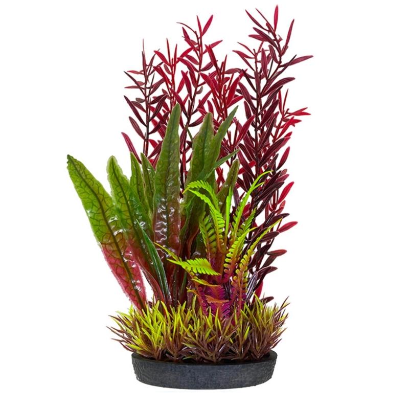 

Aquatic Plant Leaves for FishTank Aquarium Decoration Beautiful Appearance Artificial Plant Leaves Multicolored