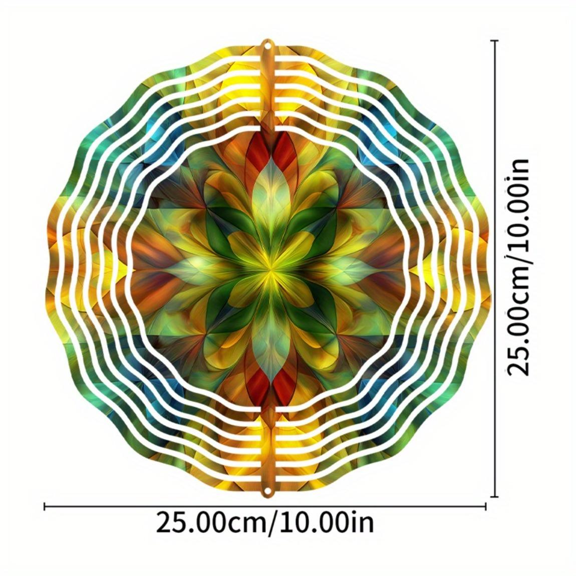 

Colorful Metal Wind Chime with Leaf Design Outdoor Hanging Decor for Garden Patio Yard All Season Wind Spinner Wind Chimes for Outside 01A