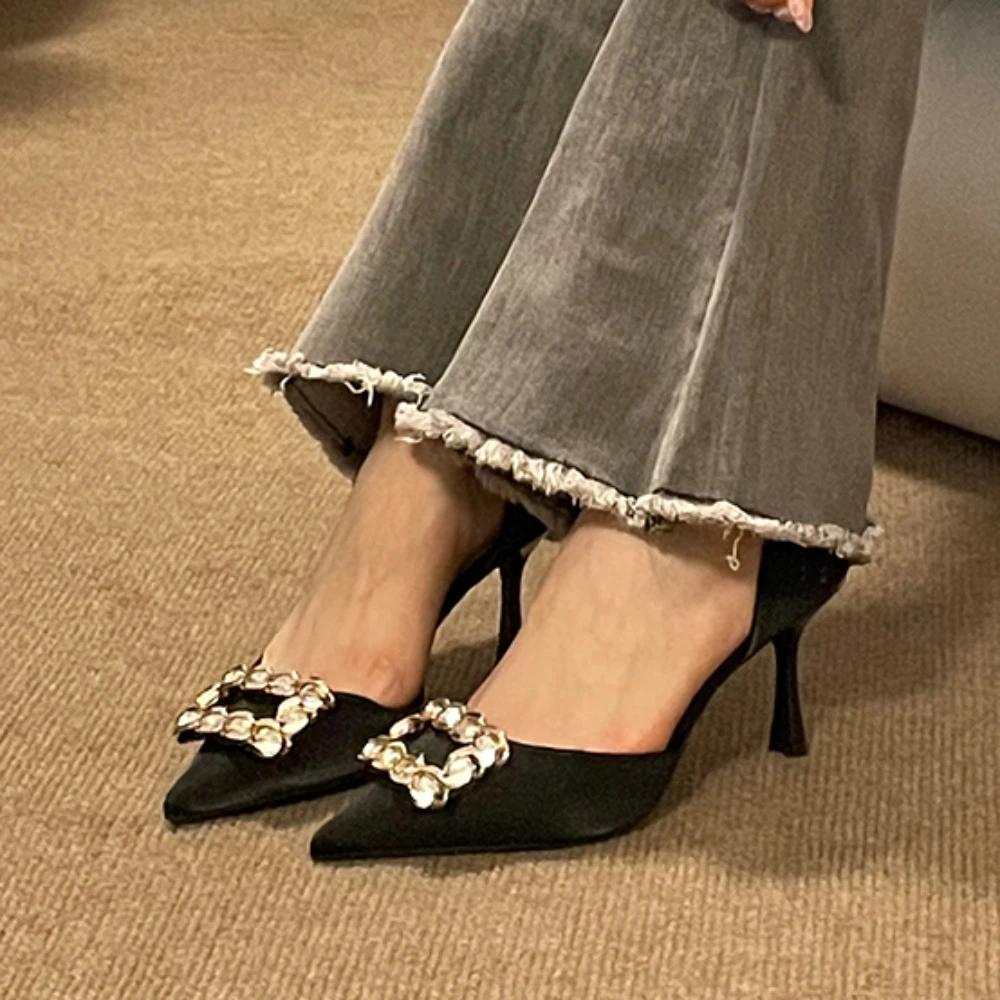 High Heels Women Pumps Summer Shoes for Women Wedding Shoes Bride Mary Jane Shoes Offfice Heels Sandals Ladies Zapatos De Mujer