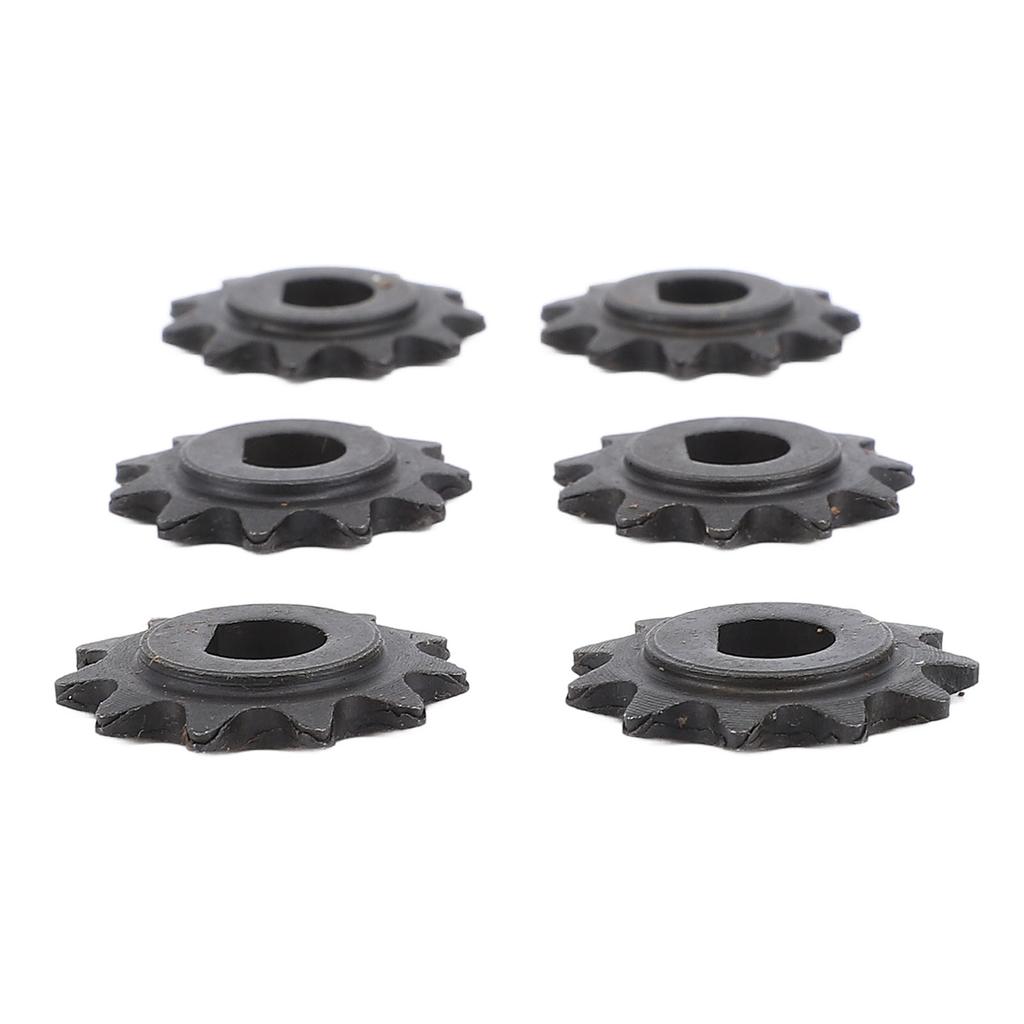 6pcs 11T Teeth 25H Chain Motor Sprockets Inner Diameter 8mm D Hole Chain Sprockets for Electric