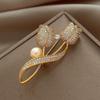 New Alloy Brooch High-end Niche Women's Peony High-end Pin Coat Suit High-end Versatile Brooch